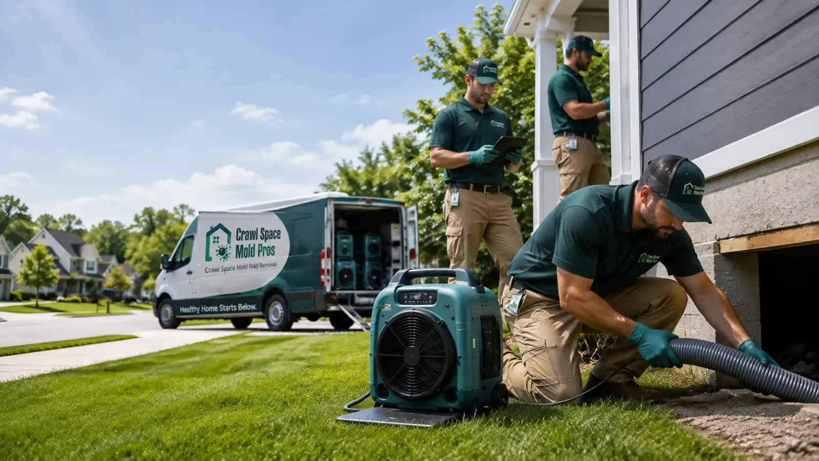 Crawl Space Mold Removal in Anselmo, NE